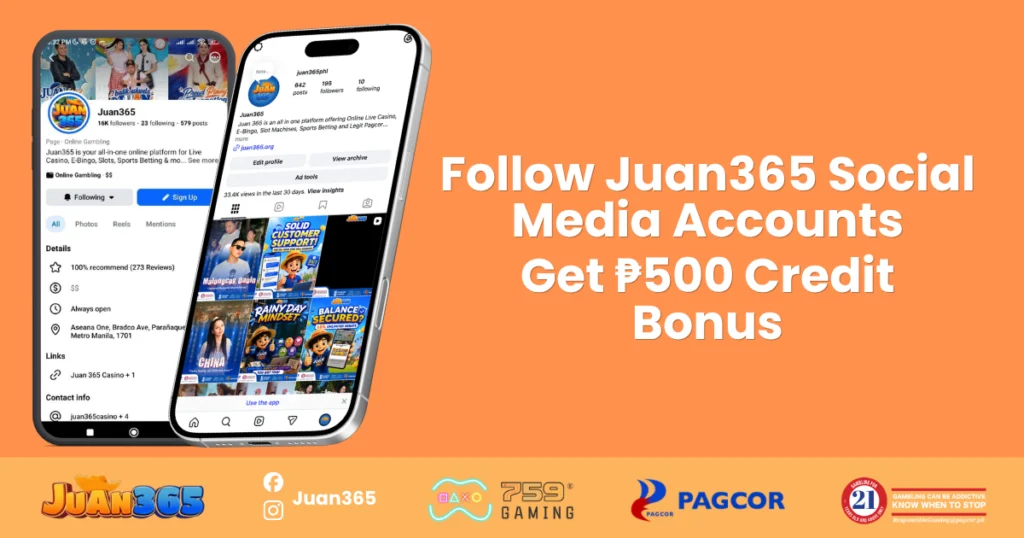 Follow Juan365 Social Media Accounts